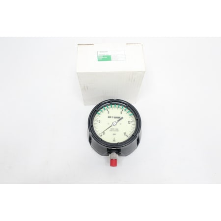 Mcdaniel Controls 4-1/2In 1/4In 0-15Psi Npt Pressure Gauge MPB/SAAG AB11221